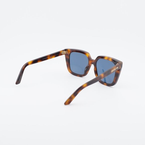 Dior DIORMIDNIGHT S1I 26B0 Sunglasses Havana Cat Eye Frame, Blue Lenses main image 11